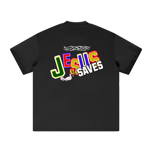 Jesus saves - Heavyweight T shirt