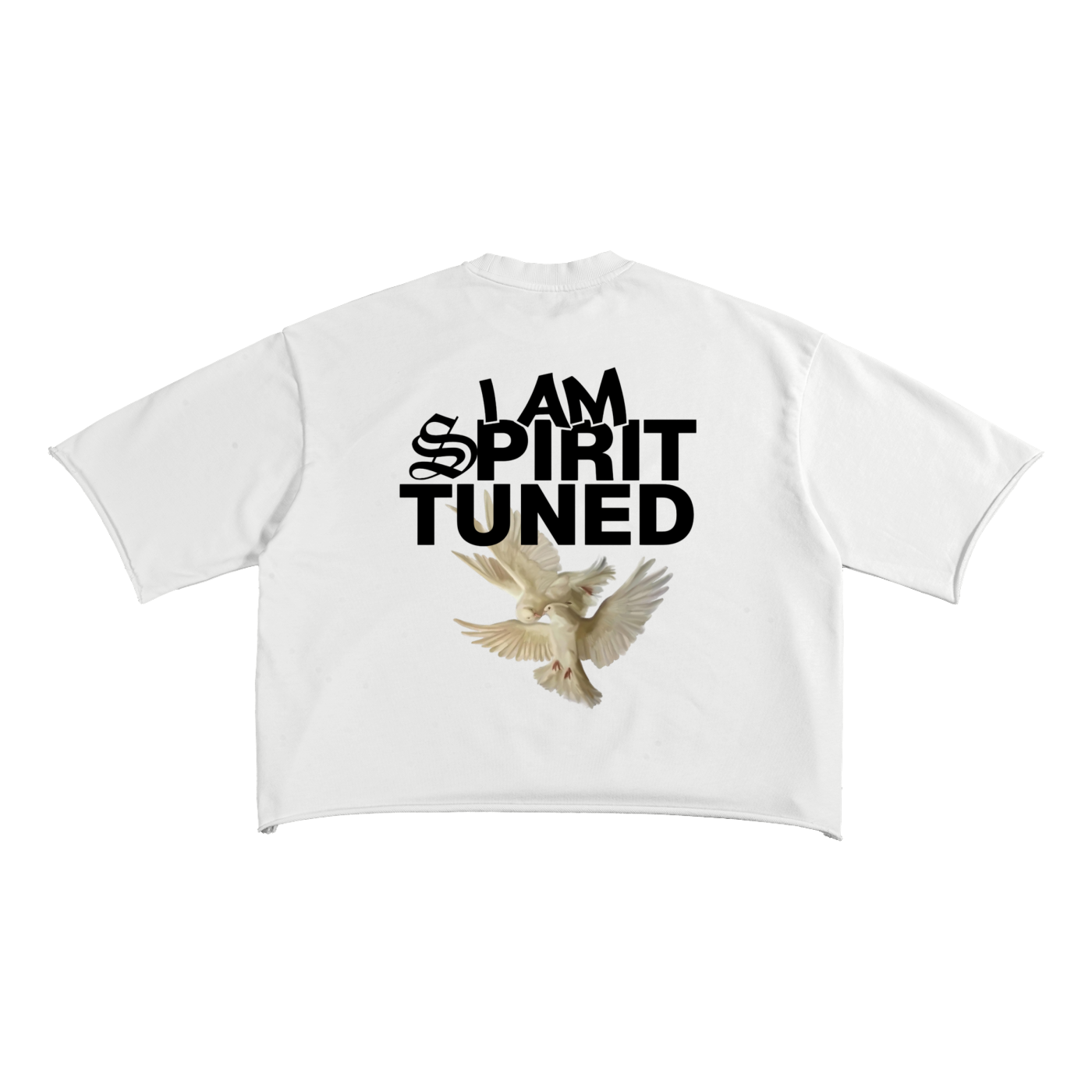 Don't trust your own voice trust God's - French Terry Raw Edge T-Shirt