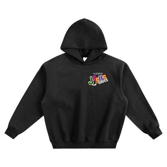 Jesus saves - Fleeced Boxy Hoodie