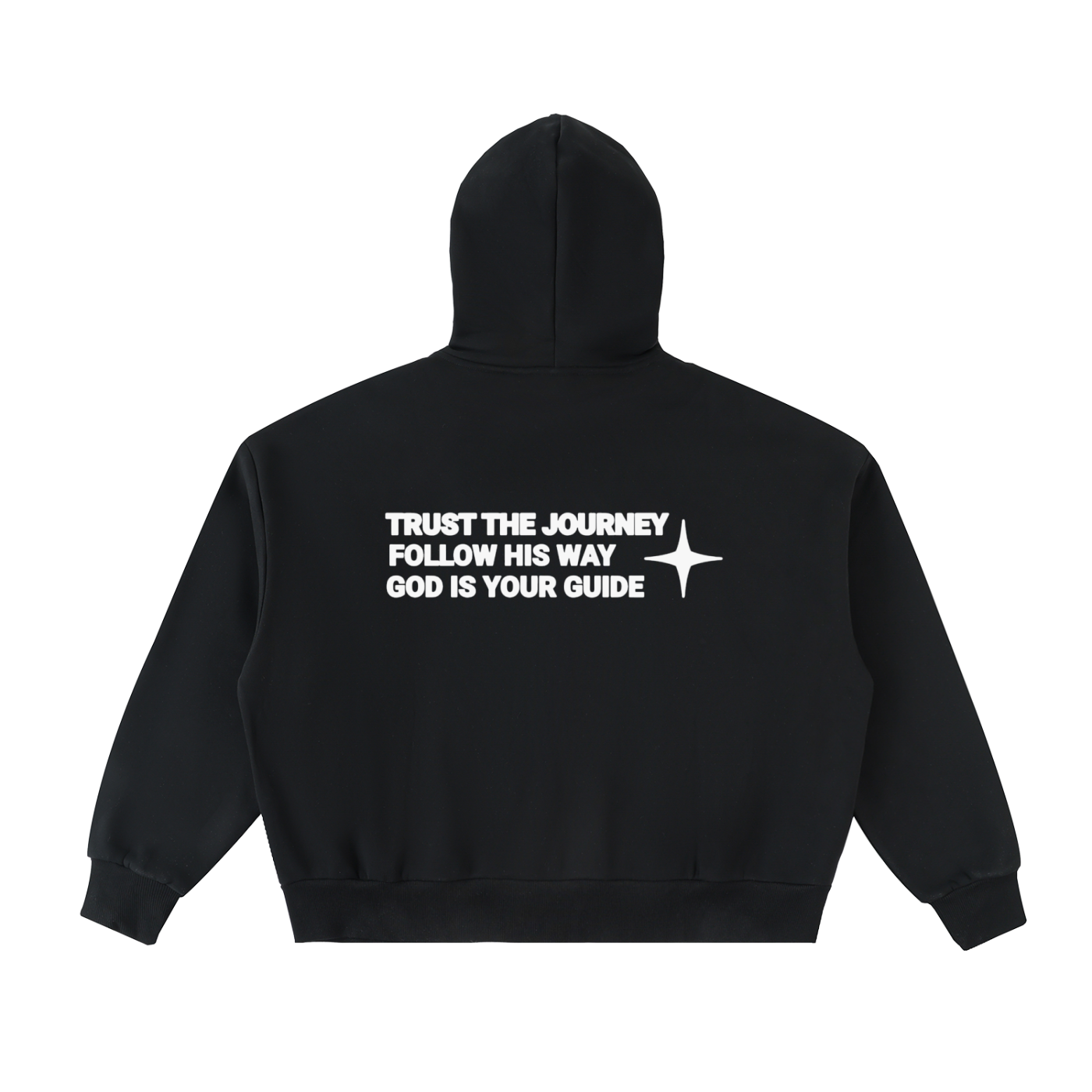 Blessed and Highly favored - Fleeced Full-Zip Boxy Hoodie