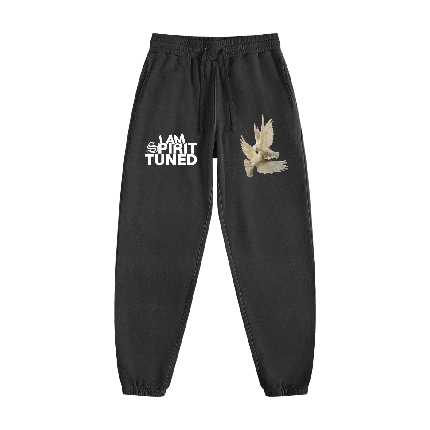 I am spirit tuned - Vintage Washed Cotton Sweatpants