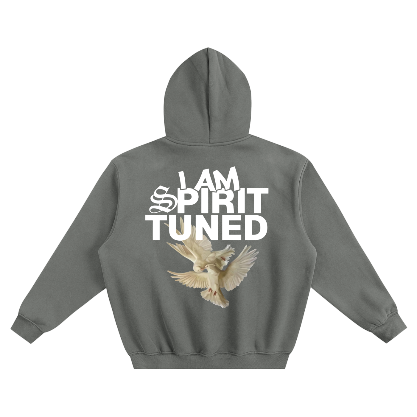 Don't trust your own voice trust God's - Fleeced Boxy Hoodie