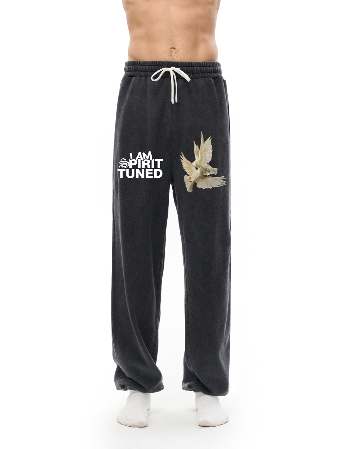 I am spirit tuned - Vintage Washed Cotton Sweatpants