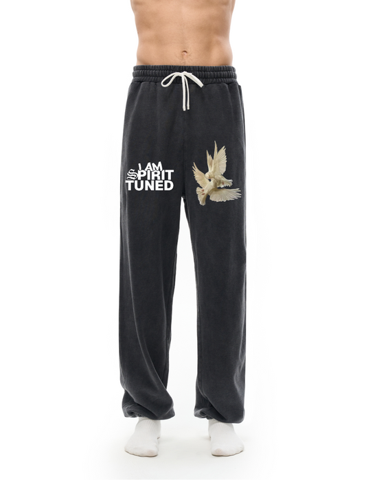 I am spirit tuned - Vintage Washed Cotton Sweatpants