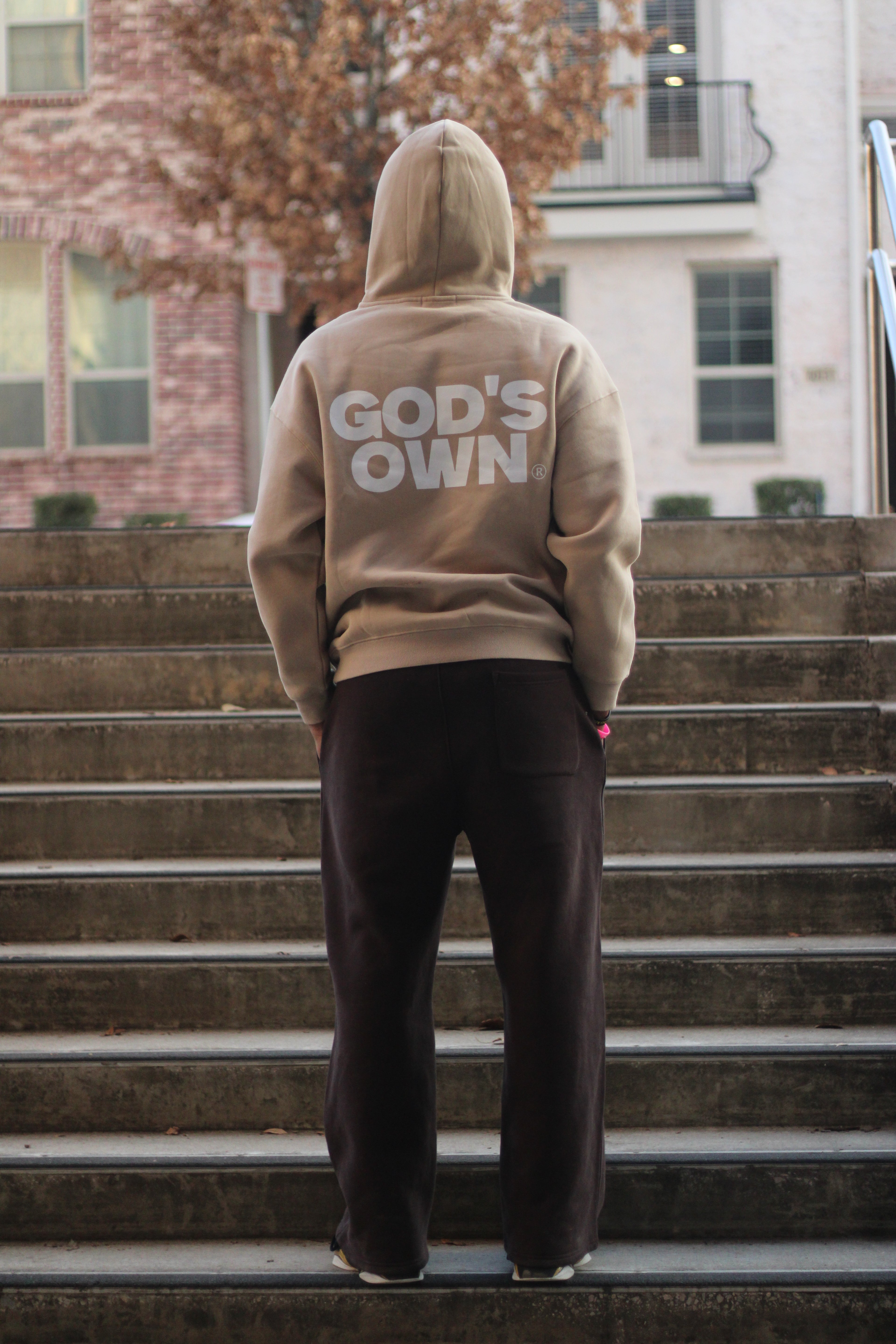 Grey Apricot God's Own Hoodie!