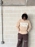 Grey Apricot God's Own Hoodie!