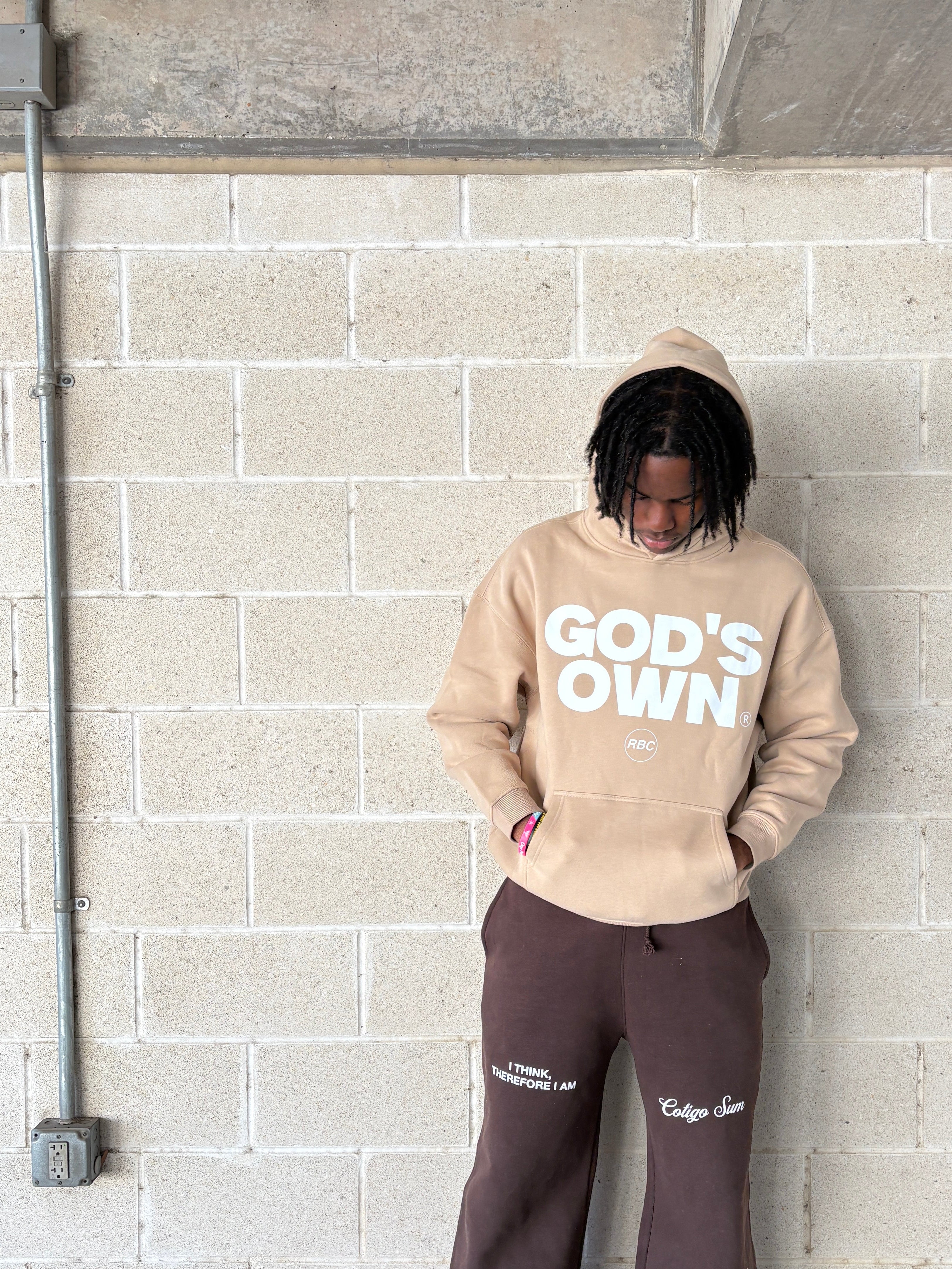 Grey Apricot God's Own Hoodie!