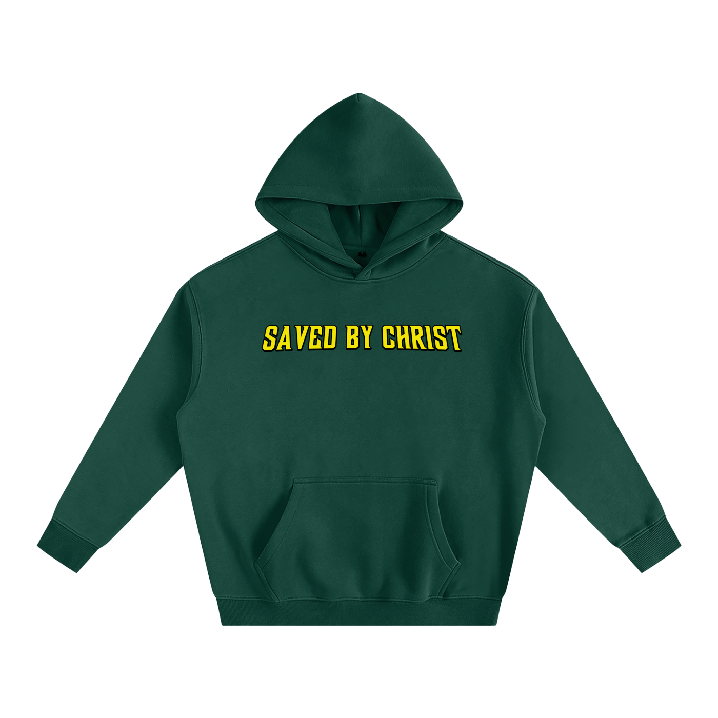 Saved by Christ - Oversize Fleeced Hoodie