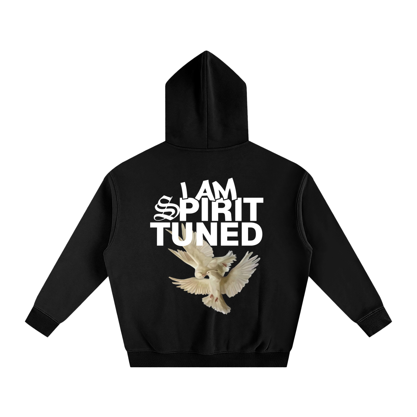 I am Spirit Tuned Oversized Hoodie!