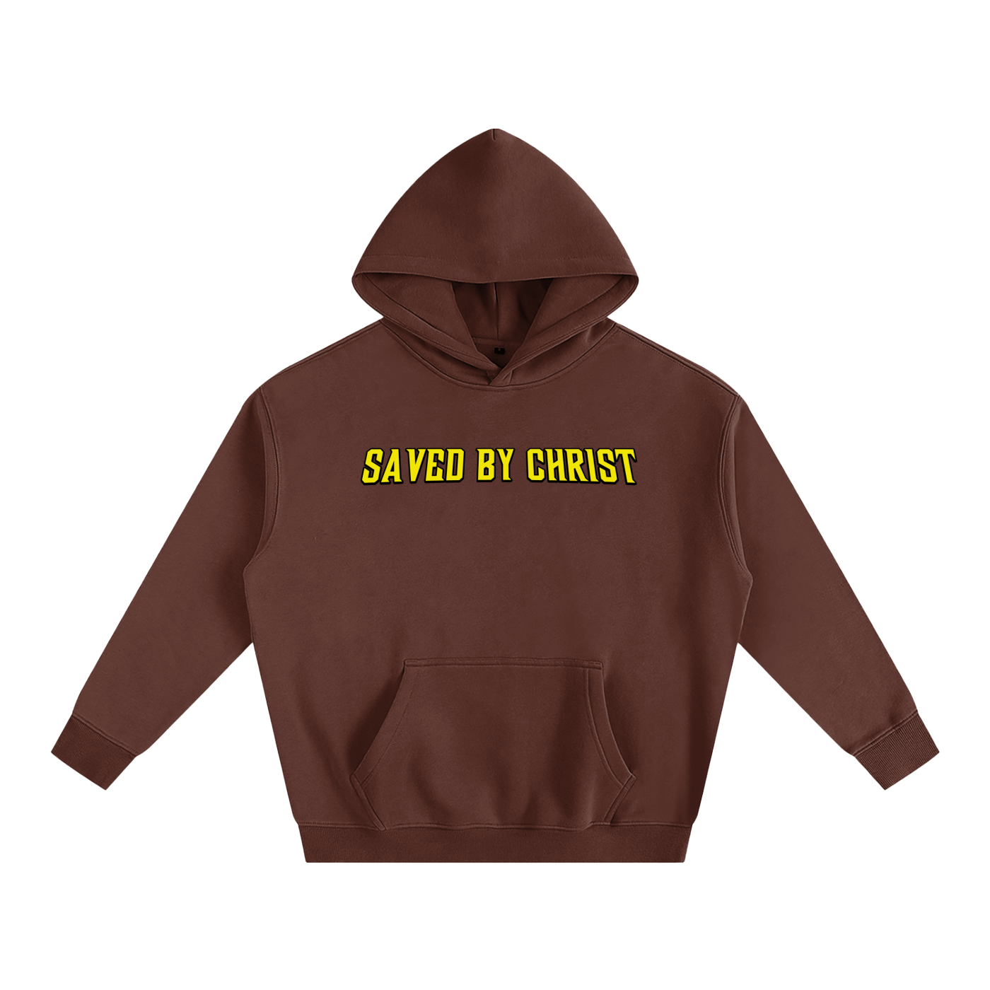 Saved by Christ - Oversize Fleeced Hoodie