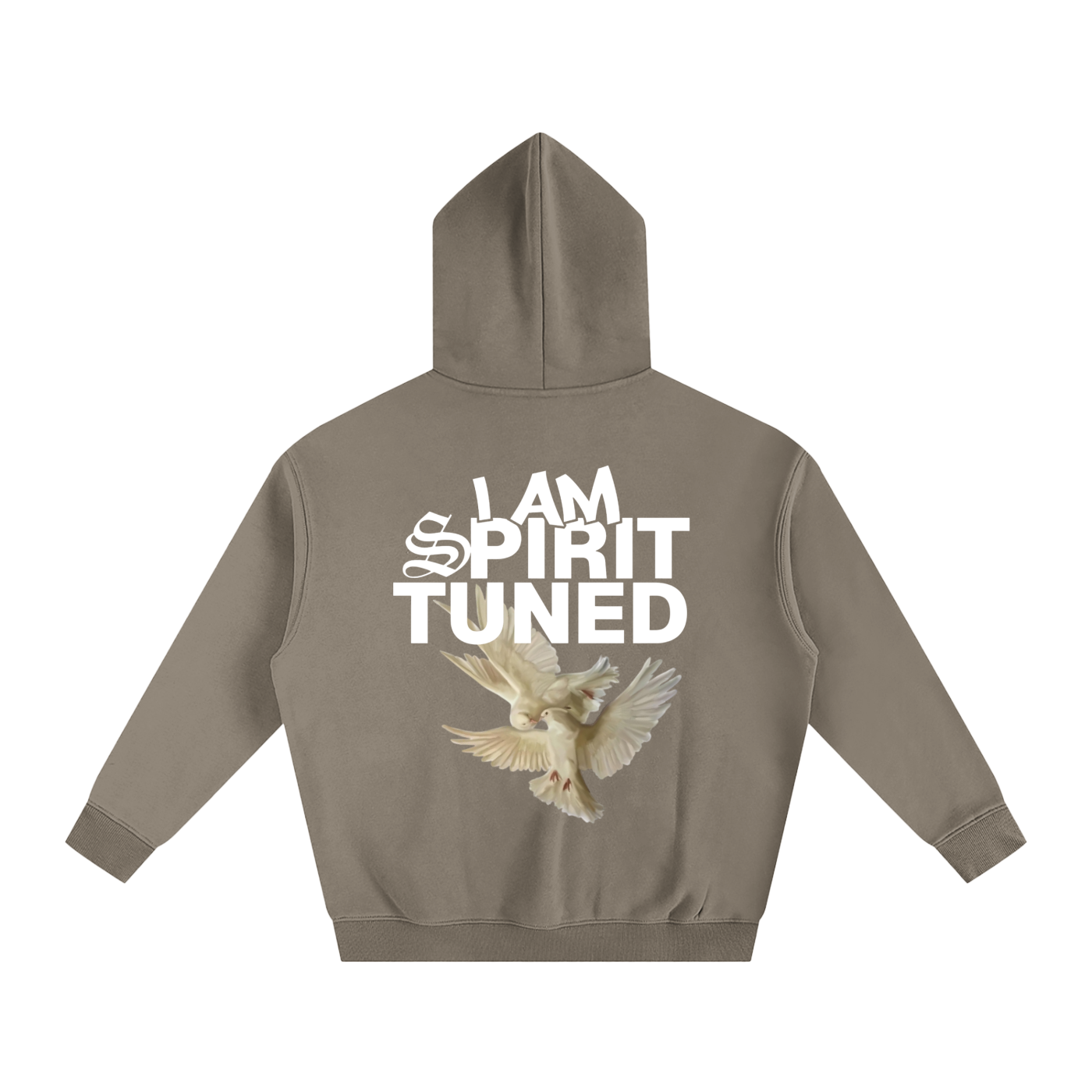 I am Spirit Tuned Oversized Hoodie!