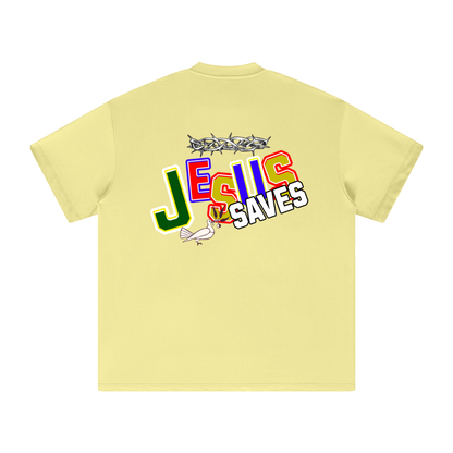 Jesus saves - Heavyweight T-Shirt