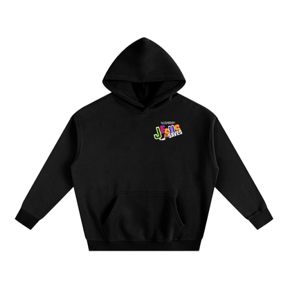 Jesus Saves - Oversize Fleeced Hoodie With Pockets