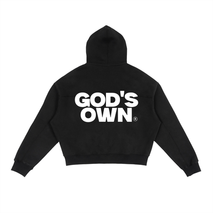 God's Own - Fleece Zip-Up Boxy Hoodie