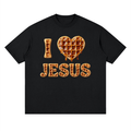 I love Jesus waffle T-Shirt!