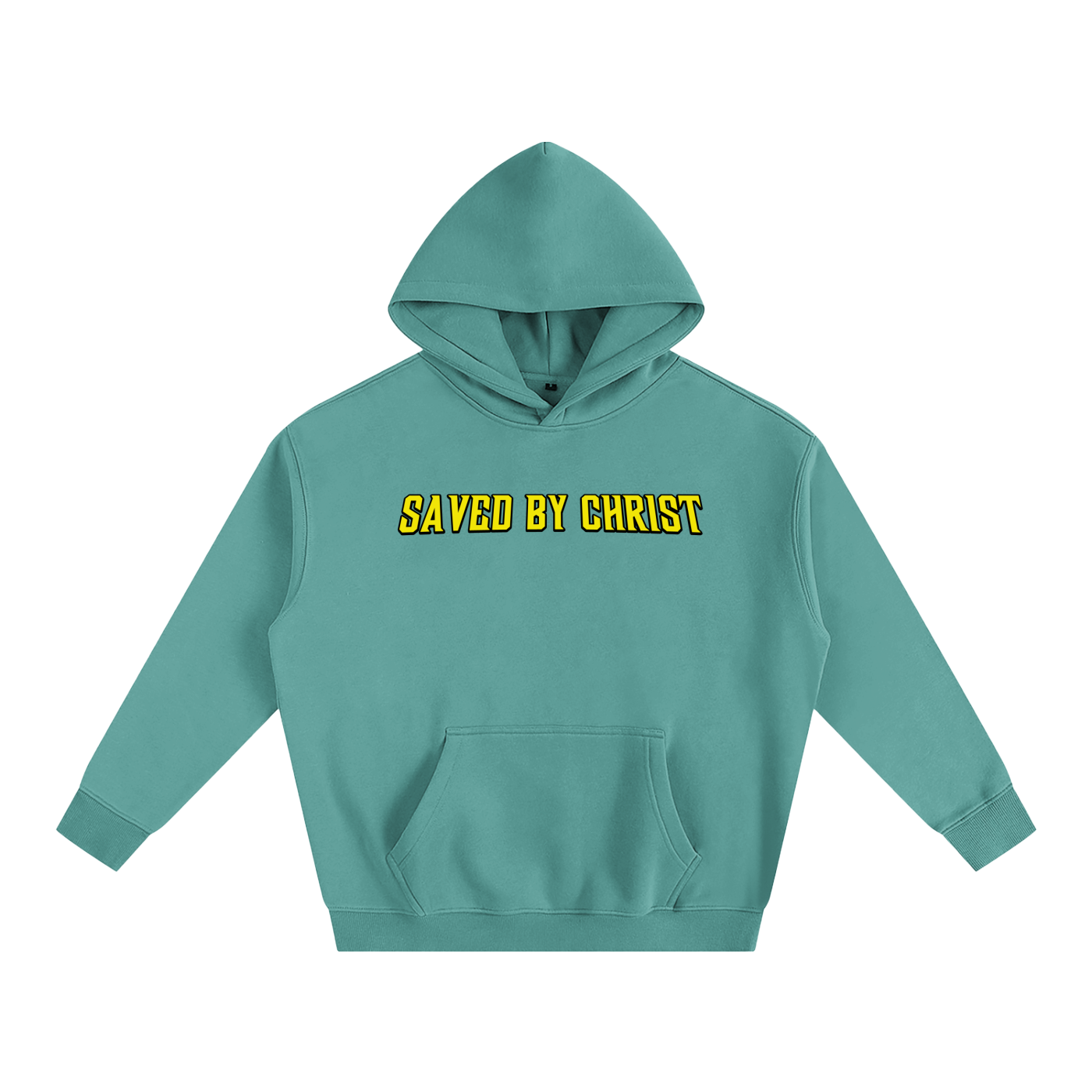 Saved by Christ - Oversize Fleeced Hoodie