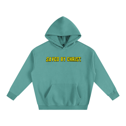 Saved by Christ - Oversize Fleeced Hoodie