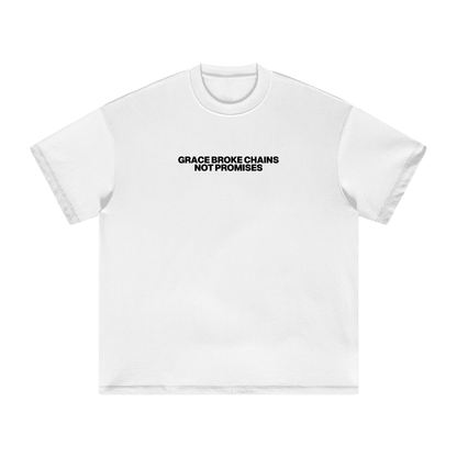 Grace broke chains not promises - Heavyweight Earth Tone T-Shirt
