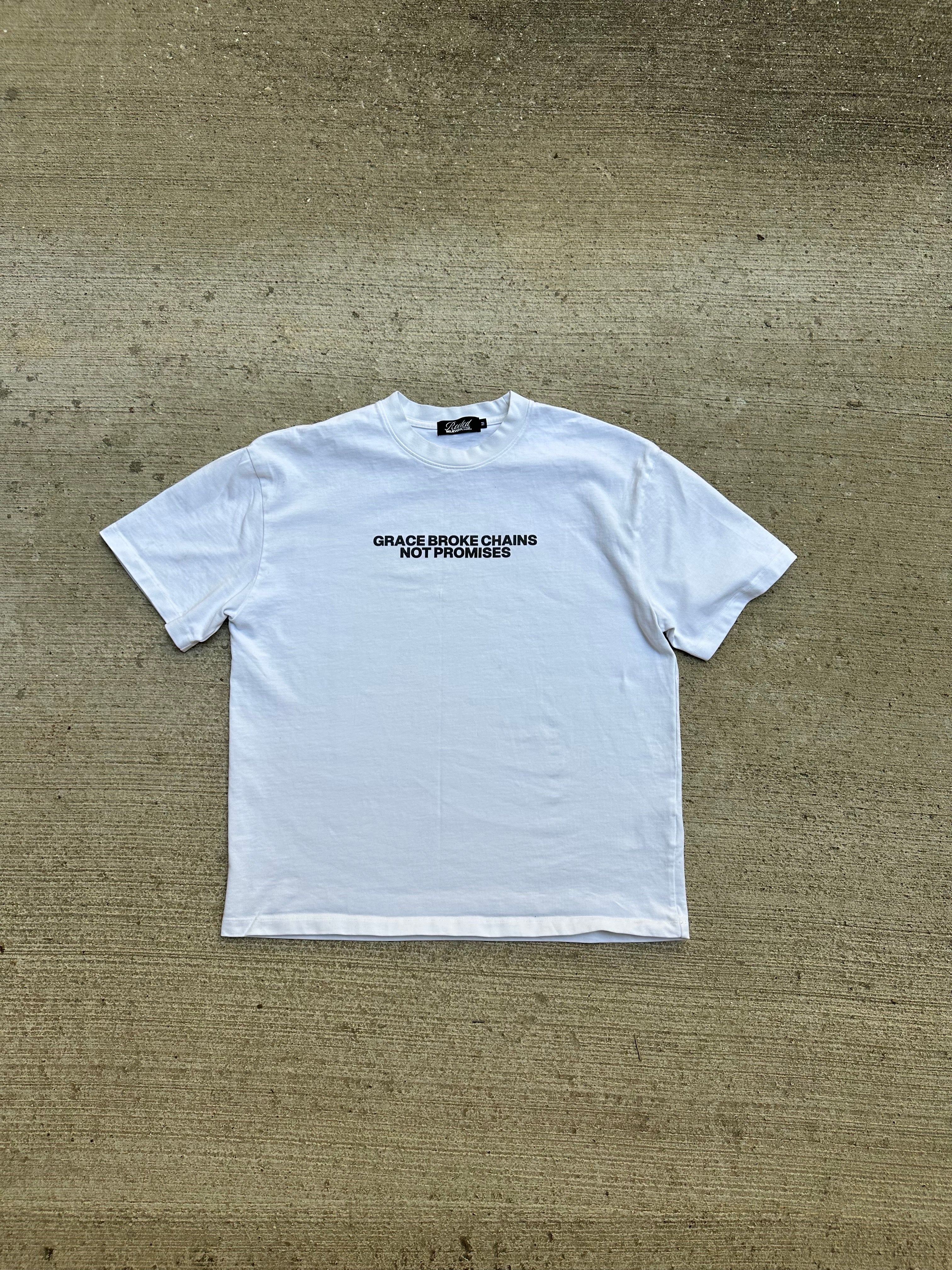 Grace broke chains not promises - Heavyweight Earth Tone T-Shirt