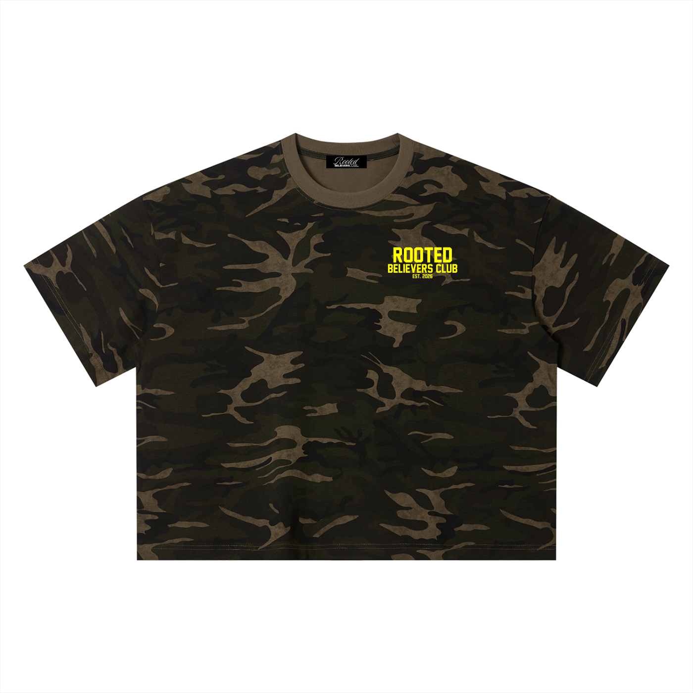 Jesus is my Provider Camo Boxy T-Shirt! Version 3