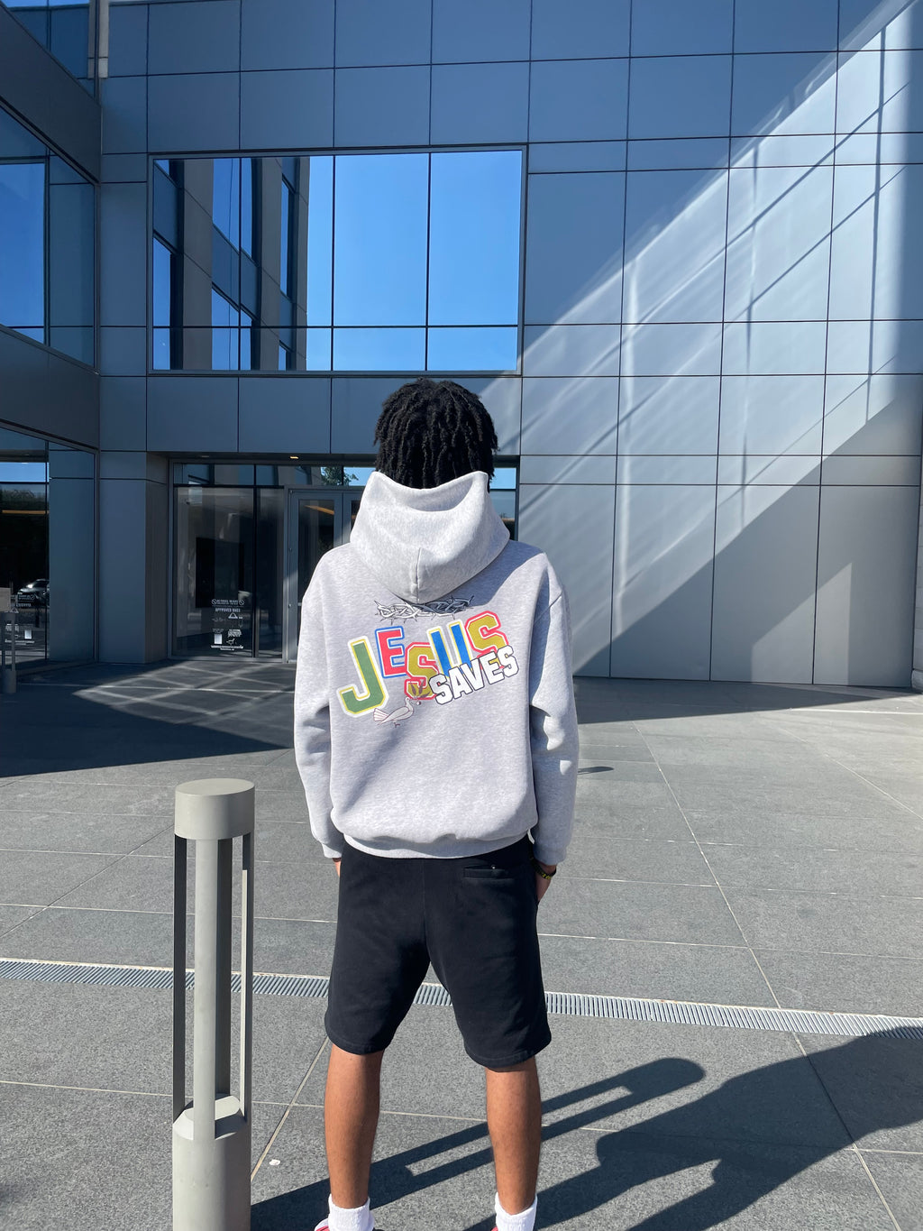 Jesus Saves Fleeced Boxy Hoodie