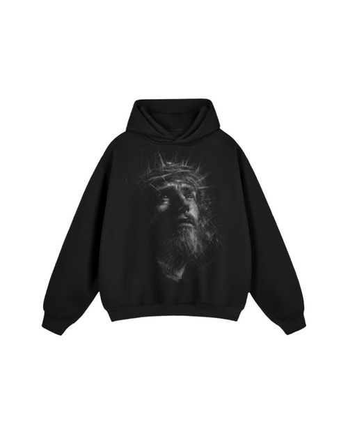Blood of the lamb Fleeced Boxy Hoodie