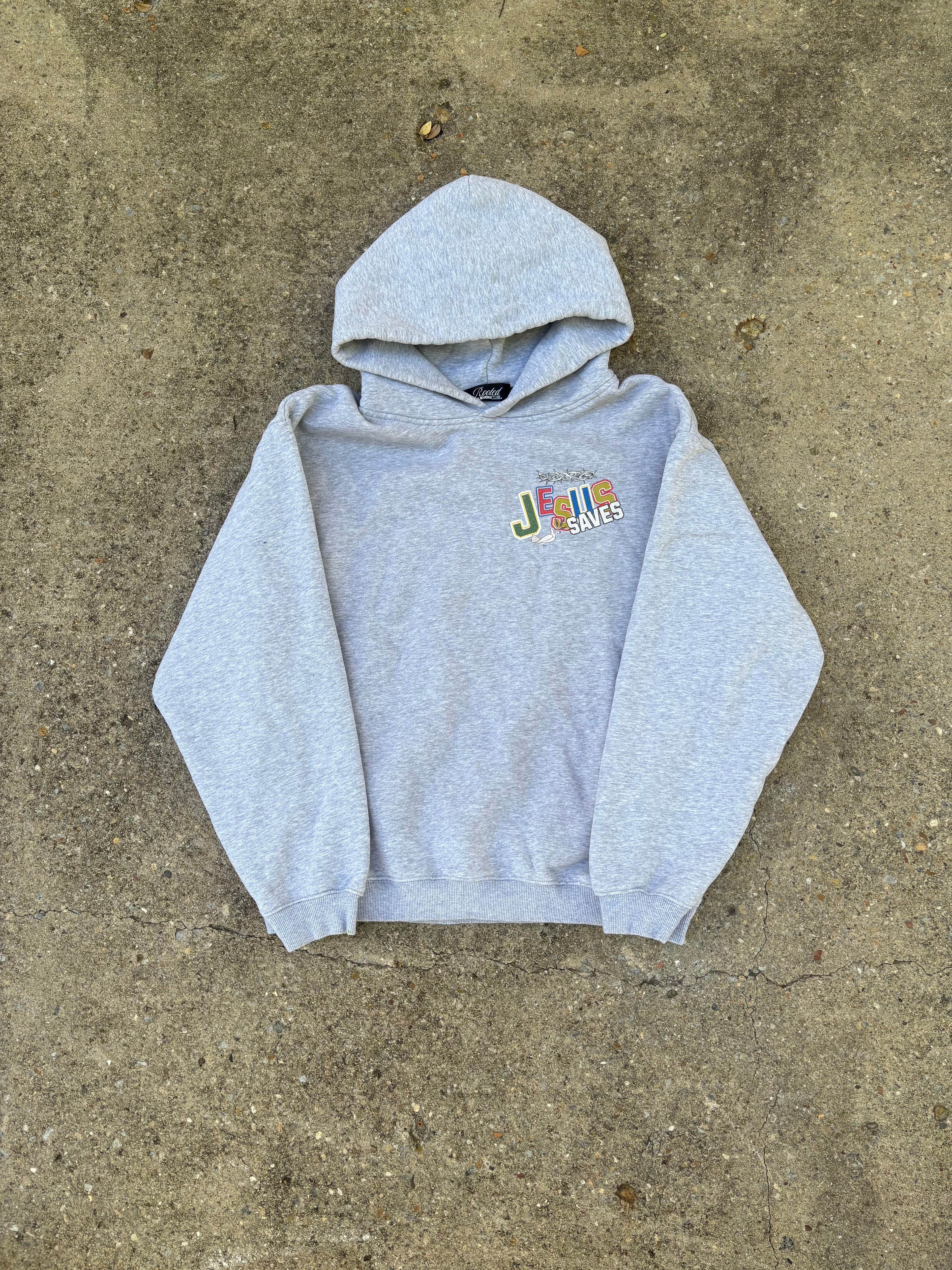 Jesus Saves Fleeced Boxy Hoodie