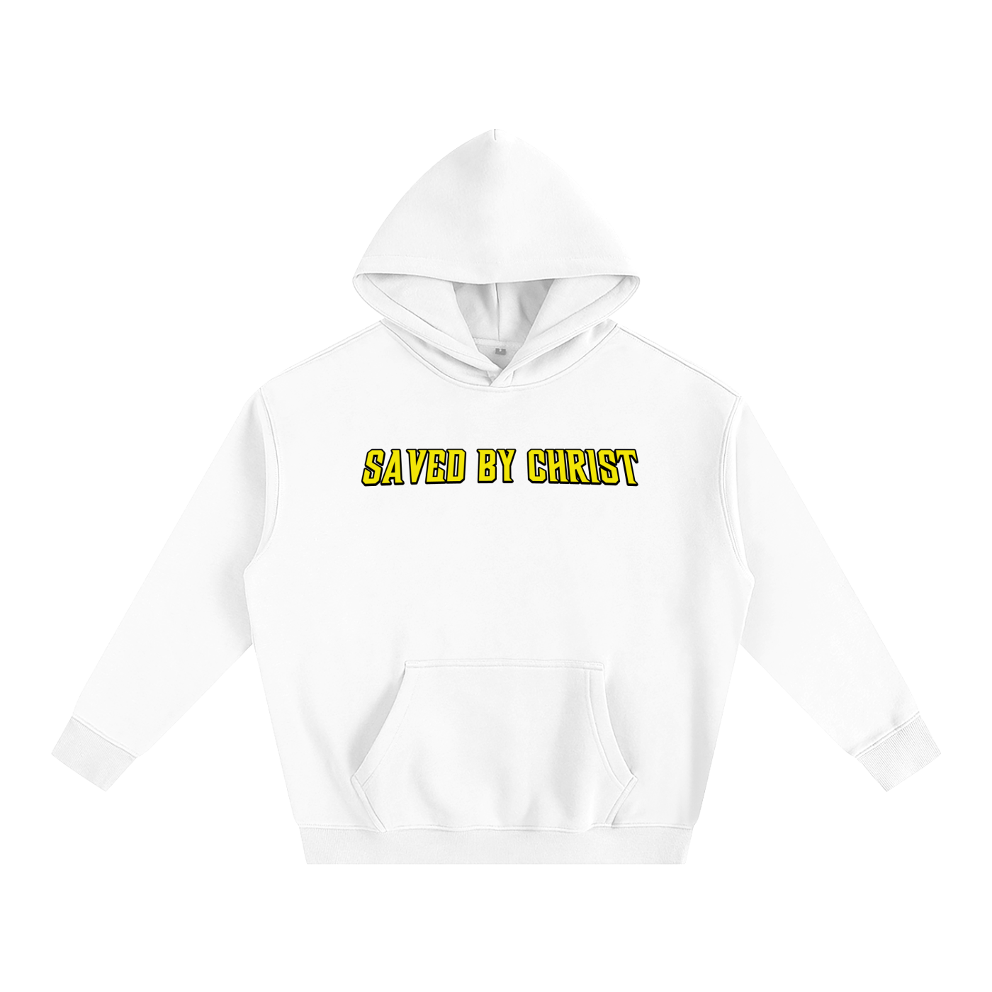 Saved by Christ - Oversize Fleeced Hoodie