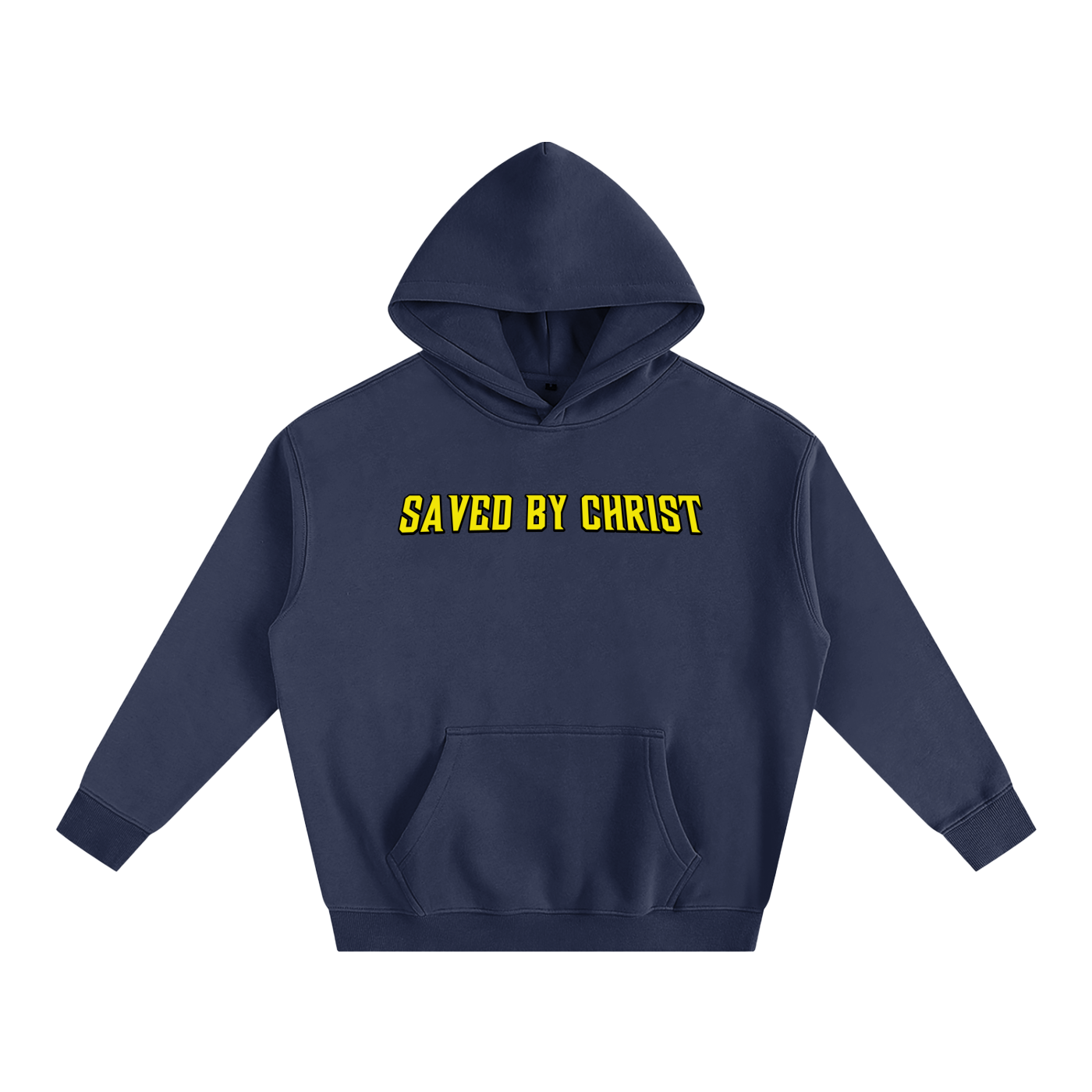 Saved by Christ - Oversize Fleeced Hoodie