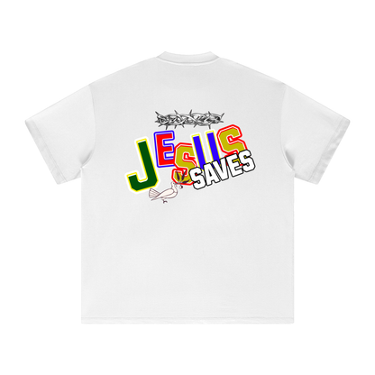 Jesus saves - Heavyweight T shirt