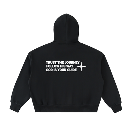 Blessed and Highly favored - Fleeced Full-Zip Boxy Hoodie
