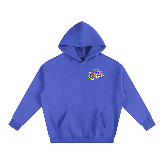 Jesus Saves - Oversize Fleeced Hoodie With Pockets