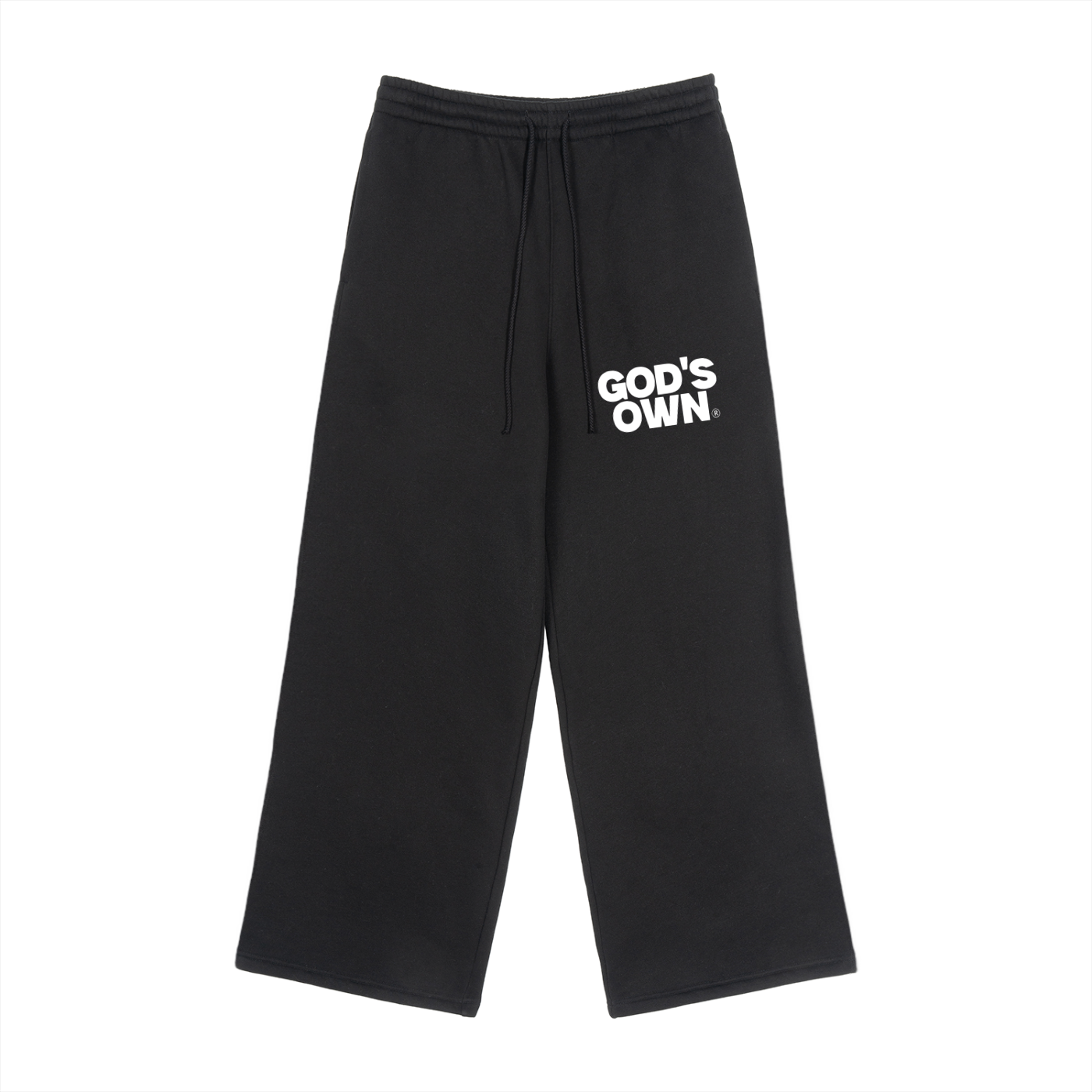 God's Own - Fleece Drawstring Straight-Leg Sweatpants