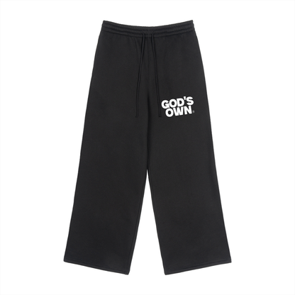 God's Own - Fleece Drawstring Straight-Leg Sweatpants