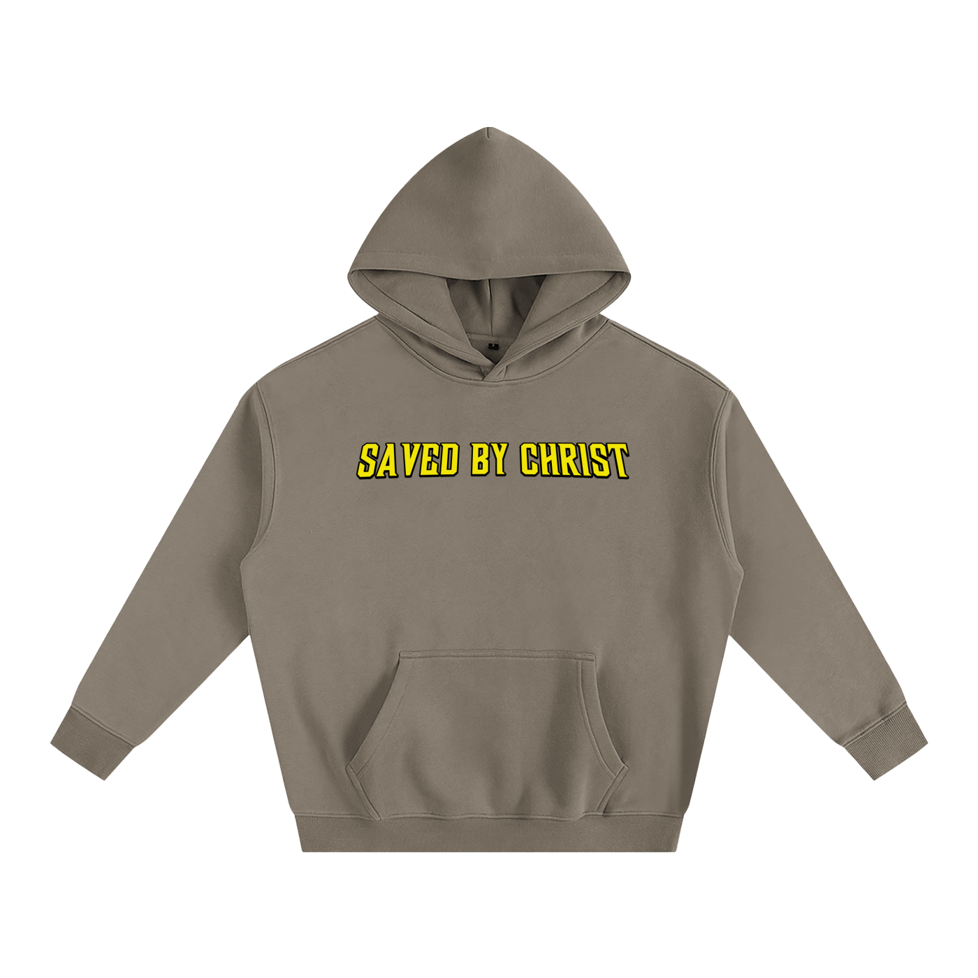Saved by Christ - Oversize Fleeced Hoodie