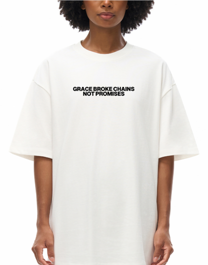 Grace broke chains not promises - Heavyweight Earth Tone T-Shirt